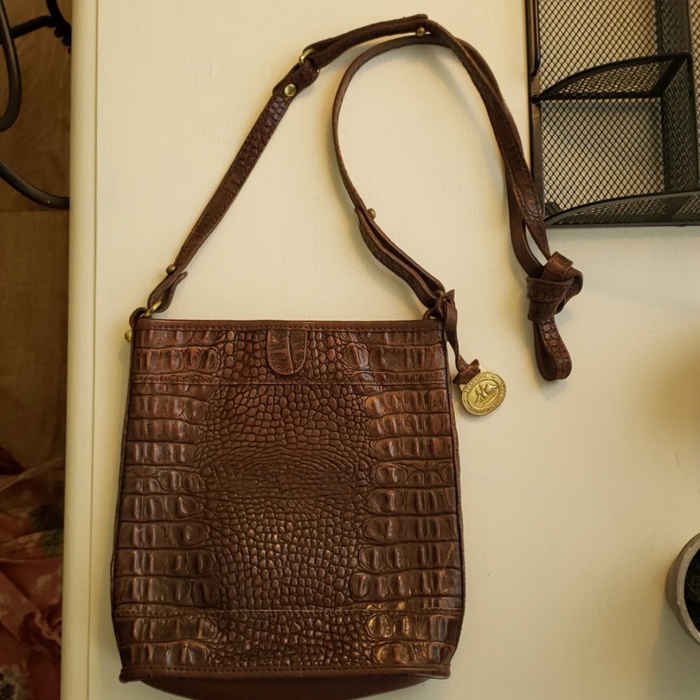 Brahmin Brown Over the Shoulder Handbag